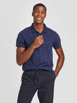 Men's Slim Fit Short Sleeve Pique Polo Shirt - Goodfellow & Co™