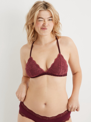 Aerie Nostalgic Lace Triangle Bralette