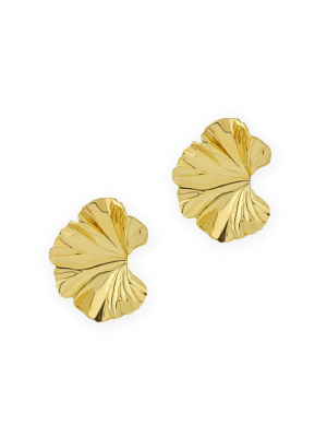 Jar Geranium Leaf Earrings