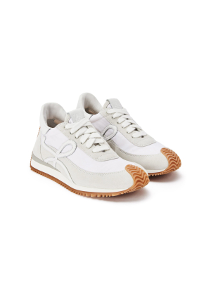 Flow Runner Suede And Nylon Sneakers