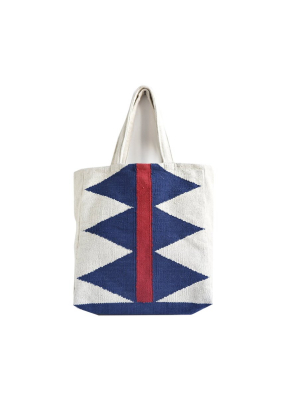 Blue Diamonds Tote Bag