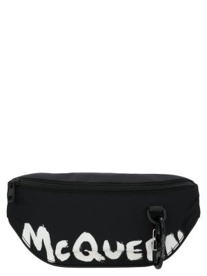 Alexander Mcqueen Logo Printed Belt Bag