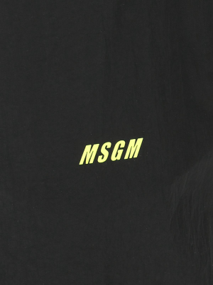 Msgm Logo Print Joggers