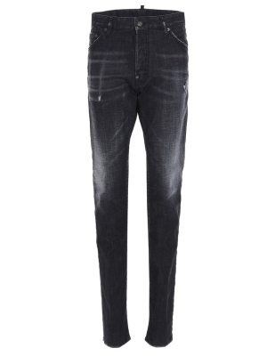 Dsquared2 Distressed Skinny Leg Jeans