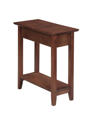 American Heritage Flip Top End Table - Johar Furniture