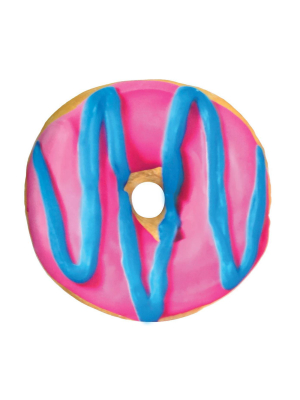 2 Scoops Microbead Pillow - Pink And Blue Donut