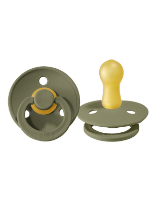 Bibs Pacifier 2 Pack: Olive