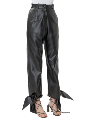 Matériel Tie-cuff High-waisted Pants