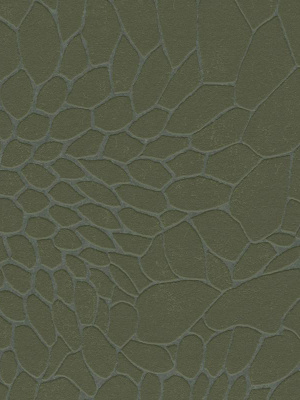 Modern Stone Wallpaper In Neutrals And Green Design By Bd Wall