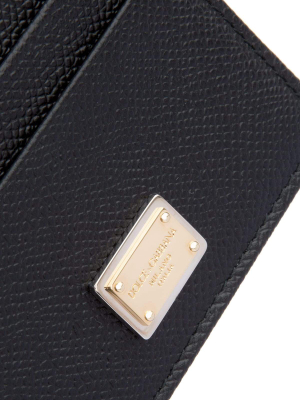 Dolce & Gabbana Logo Plaque Cardholder