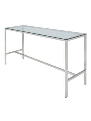 Nuevo Verona Bar Table - Glass