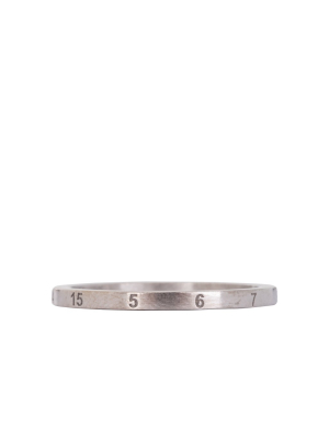 Maison Margiela Sm2uq0006 Ring - Silver Burattato