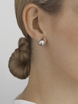 Silver Curve Earrings