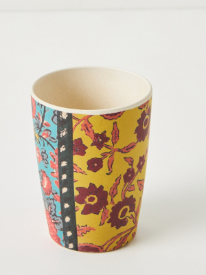 Blockprint Bamboo Melamine Tumbler