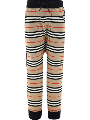 Burberry Kids Icon Stripe Jogger Pants