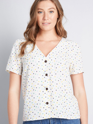 Outstanding Companion Button-up Top