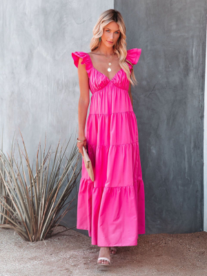 Caprice Tiered Ruffle Maxi Dress - Final Sale