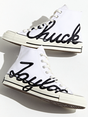 Converse Chuck 70 Script High Top Sneaker