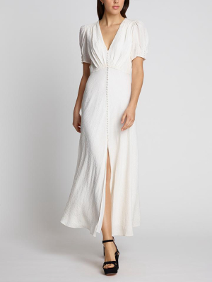 Lea Long Dress In Ivory