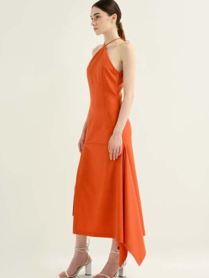 Wool Halter Dress