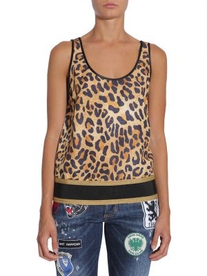 Dsquared2 Leopard Print Tank Top