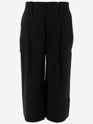 Jw Anderson Cropped Wide Leg Trousers