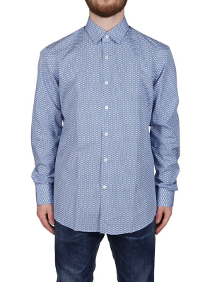 Salvatore Ferragamo Patterned Sport Shirt