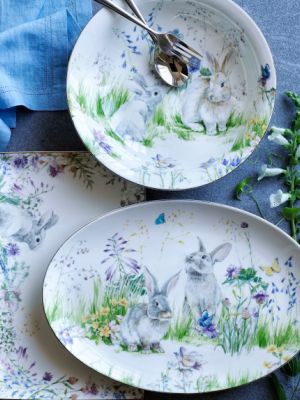 Floral Meadow Oval Platter