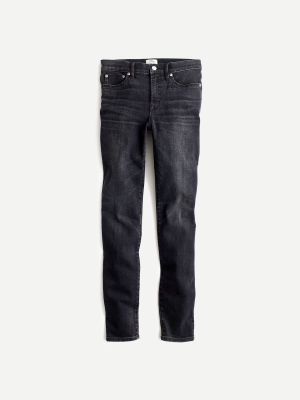 9" High-rise Toothpick Jean In Charcoal Wash
