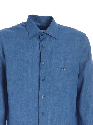 Etro Pegaso Embroidered Shirt