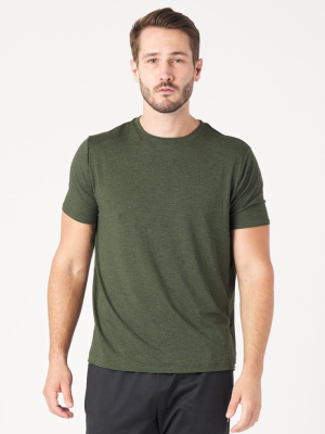 Salton Short Sleeve: Rifle Green Melange