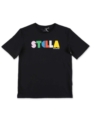 Stella Mccartney Kids Logo Printed T-shirt