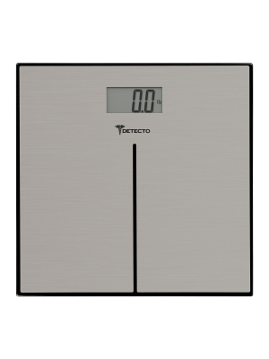 Clear Glass Digital Bathroom Scale Clear - Detecto