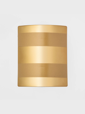 Wood Gold Matte And Shine Stripe Plug-in - Opalhouse™