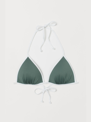 Push-up Triangle Bikini Top