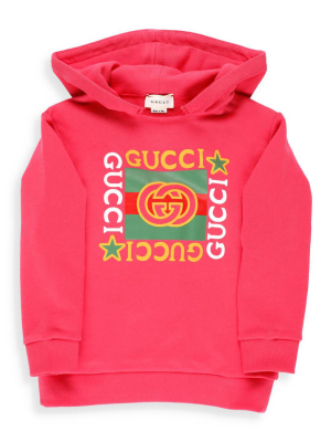 Gucci Kids Logo Printed Hoodie