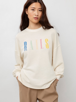 Rails Signature Sweatshirt - Ivory