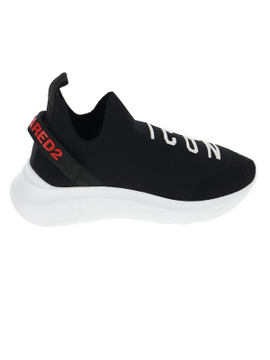 Dsquared2 Icon Knit Slip-on Sneakers