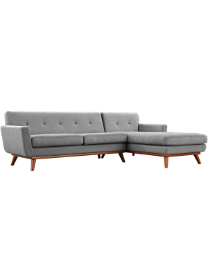 Engage Right-facing Sectional Sofa - Modway
