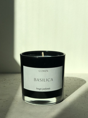 Coven Basilica Candle - Golden Oud Incense