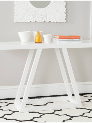 Sutton Console Table - White - Safavieh