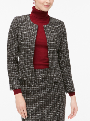 Tweed Peplum Jacket