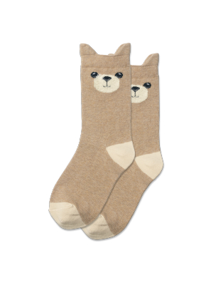 Kid's Teddy Bear Crew Socks