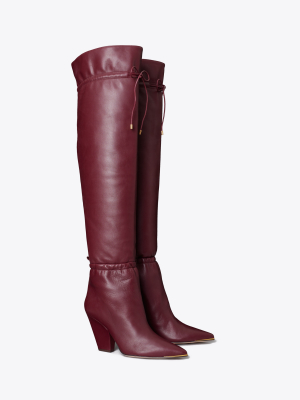 Lila Over-the-knee Scrunch Boot