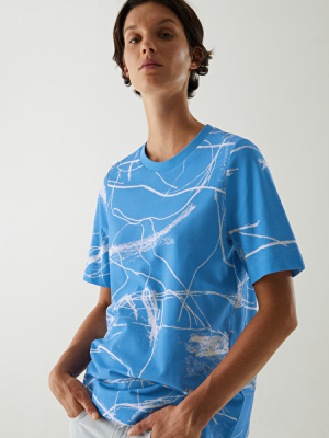 Organic Cotton Abstract Print T-shirt