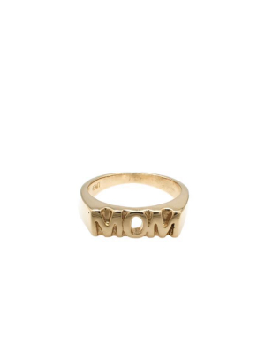 Mom Ring / 14kt Yellow Gold