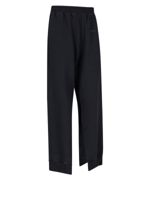 Mm6 Maison Margiela Split Detail Track Pants