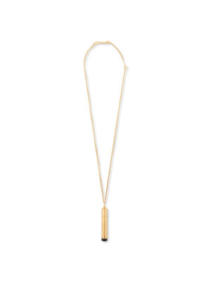 Ambush Pill Case Necklace Stone - Gold/black