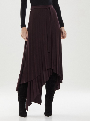 Ella Jersey Pleat Skirt