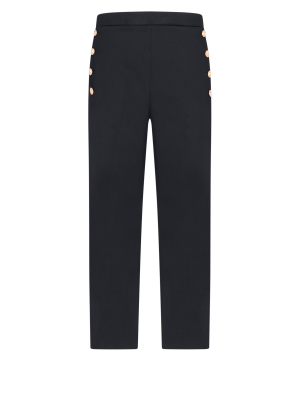 Versace Wide-leg Cropped Trousers